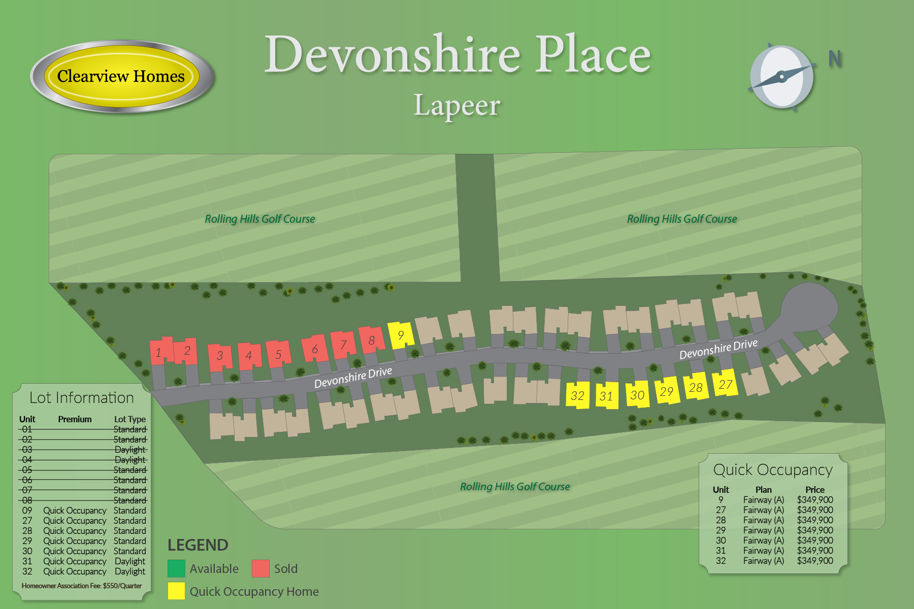 Devonshire Place community map
