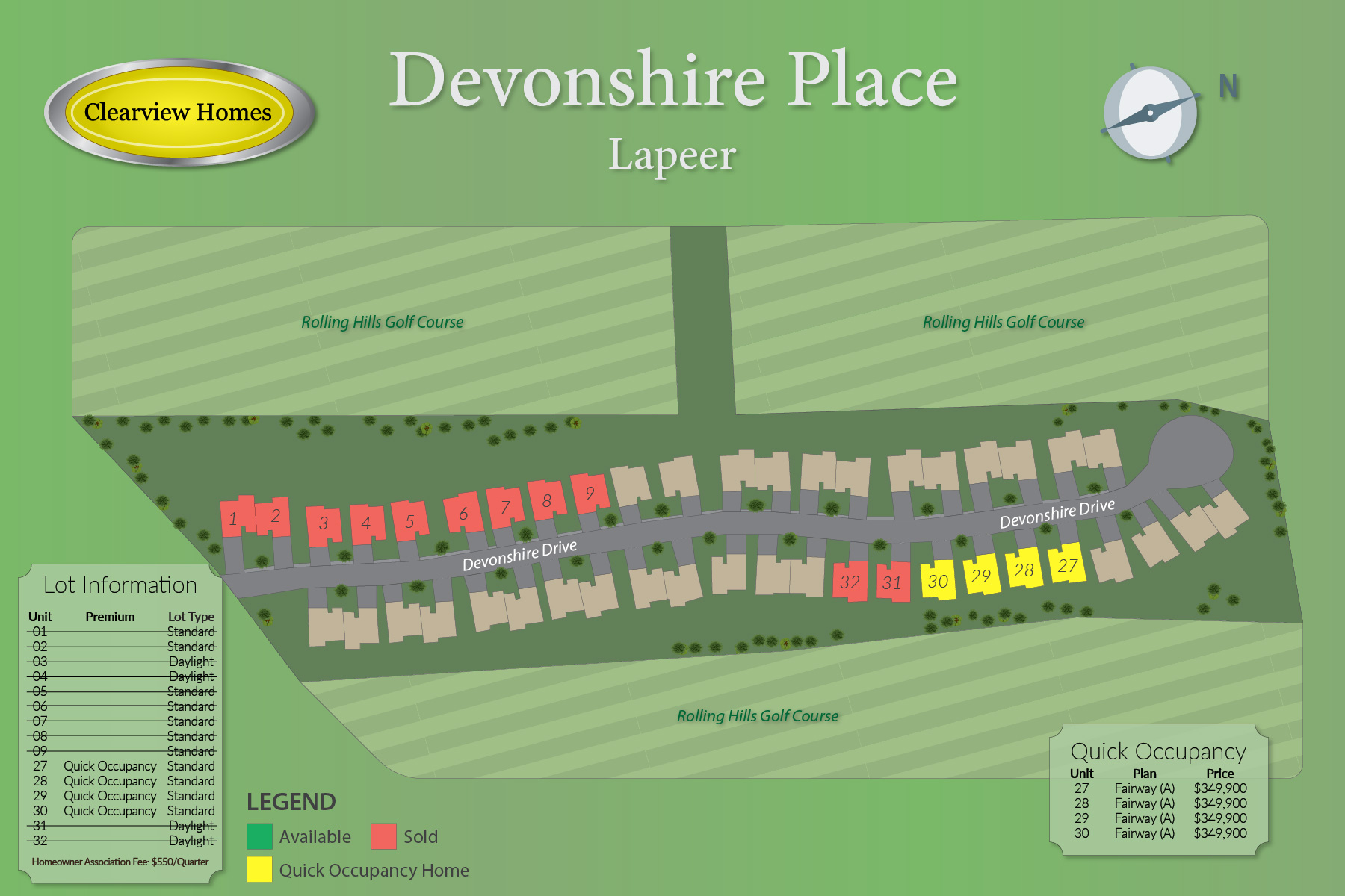 Devonshire Place community map