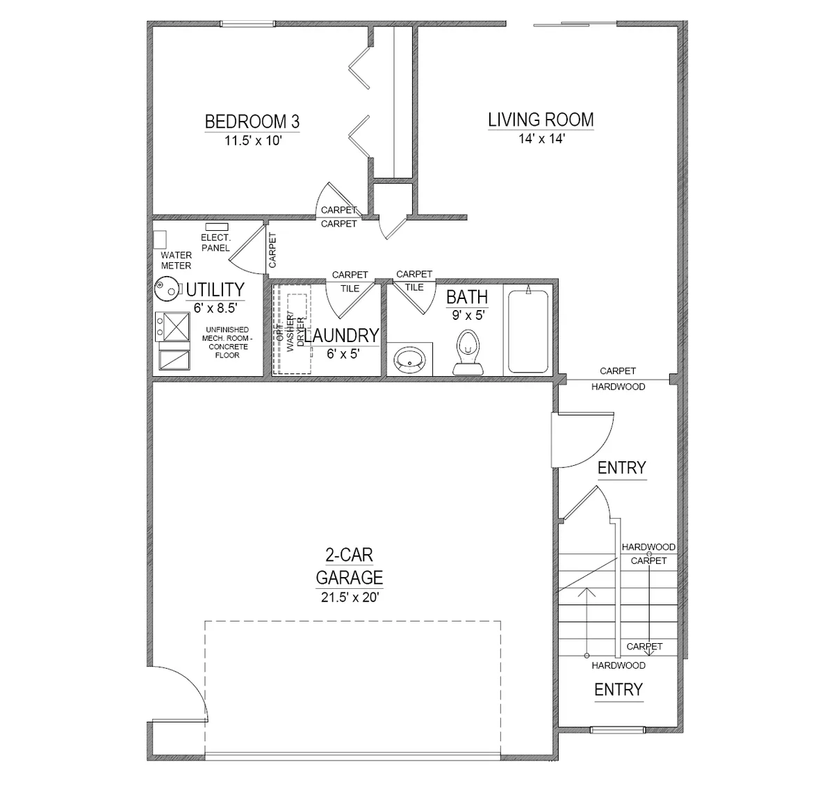 1st Floor (Left Unit)
