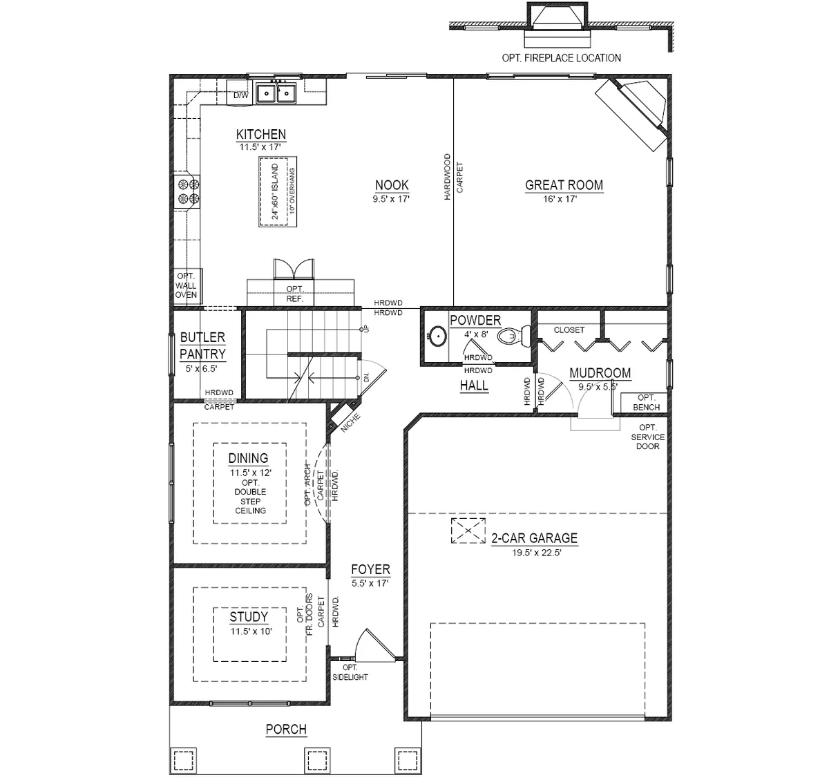 1st Floor Plan