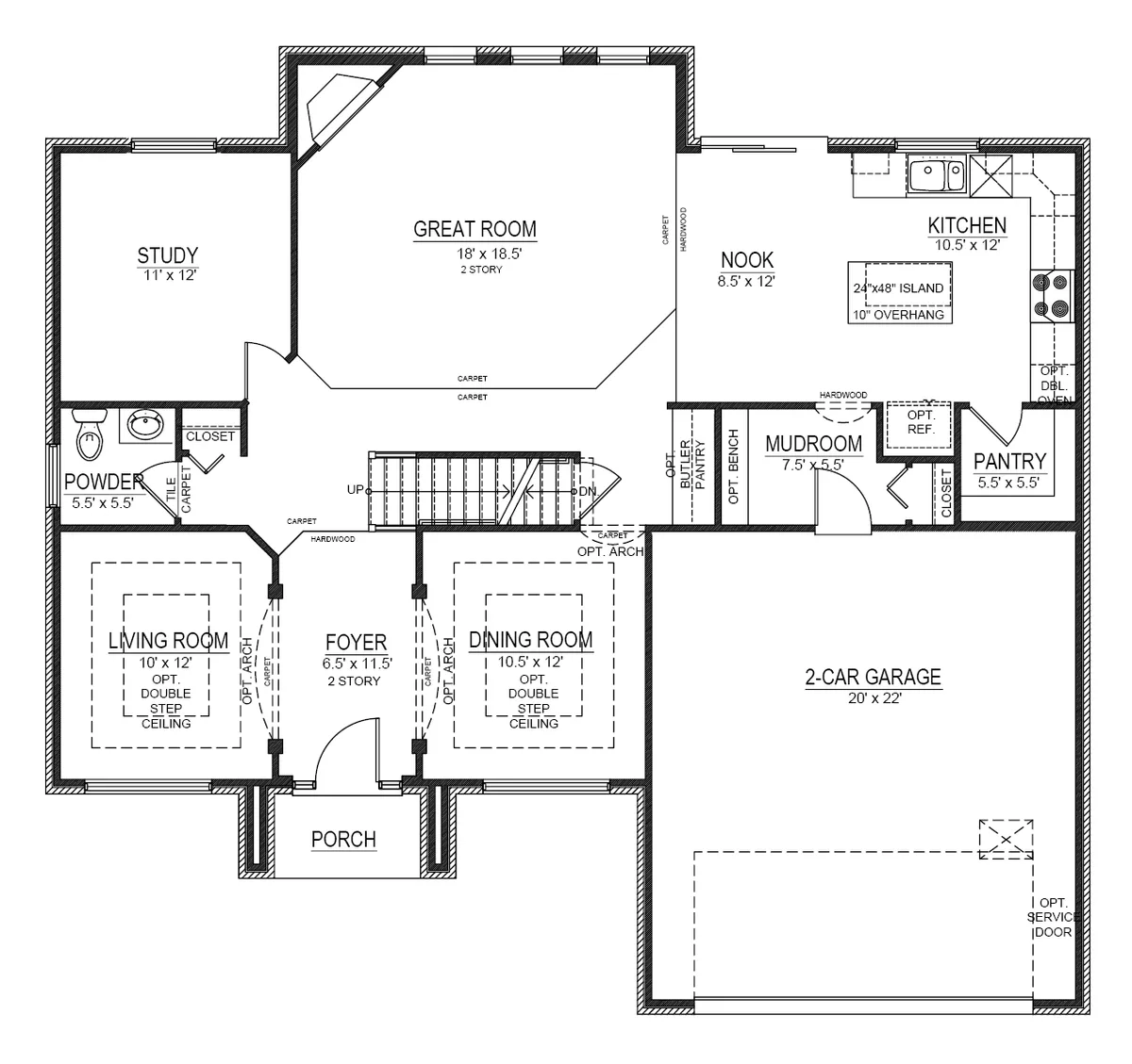 1st Floor (Front Entry)